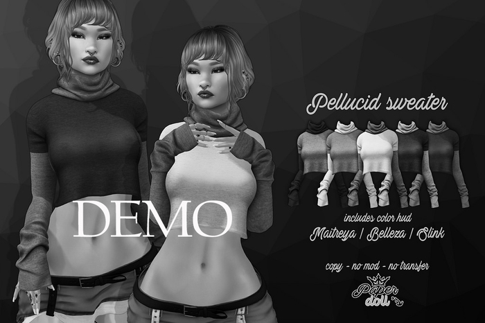 ..::PD::.. Pellucid sweater DEMO