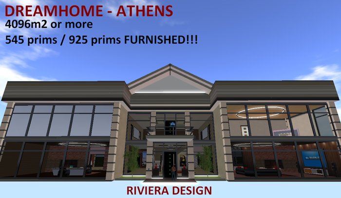 LUXURY DREAMHOME ATHENS v.7 4096m / 4096 HOUSE - RIVIERA DESIGN / PREFABS HOUSES