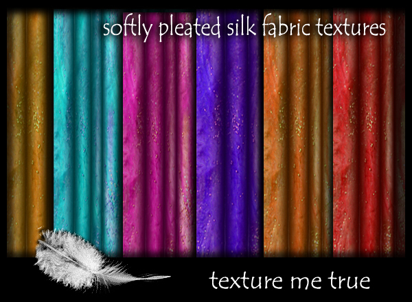 soft pleated  silk texture pack