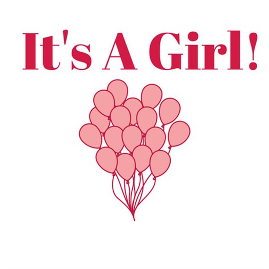 Second Life Marketplace It's A Girl Decal