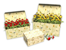 Flowers in boxes - Old World - Garden Decorations