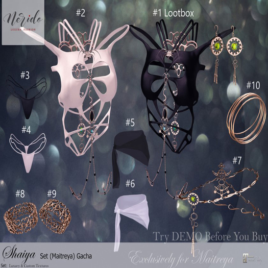 #10~Nerido~ Shaiya R Bracelet-Gold