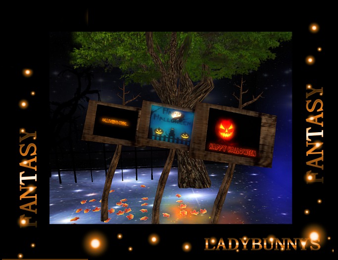 ~Hauntingly Halloween~Halloween Woods Signs