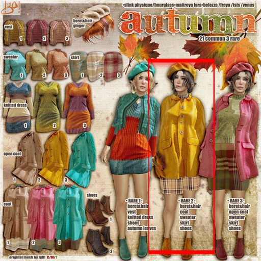 !gO!  Autumn - RARE 2 Slink