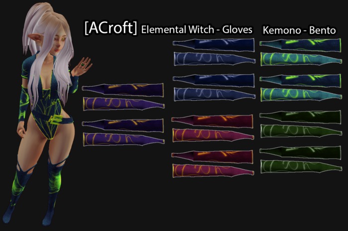 [ACRoft][FT] Elemental Witch - Gloves