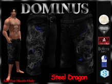 ~DOMINUS~BadBoy (Steel Dragon) Shorts (BOXED)
