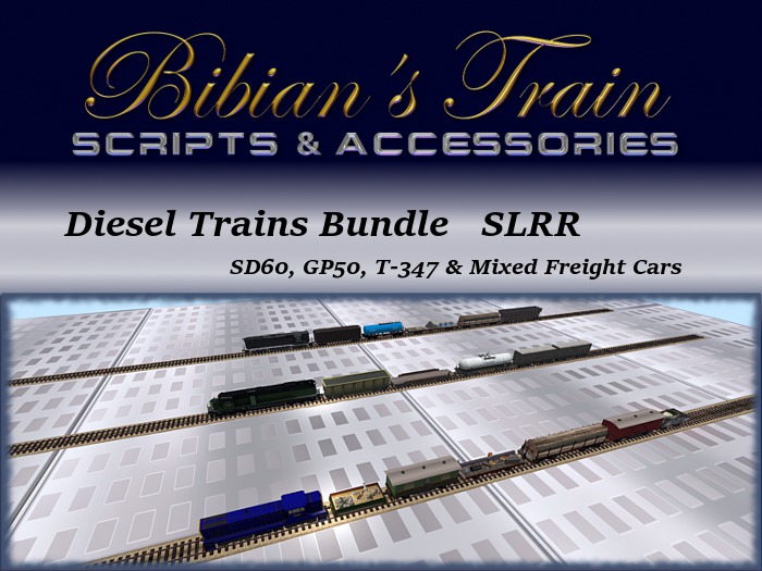 Diesel Trains Mixed Freight Car Bundle SLRR