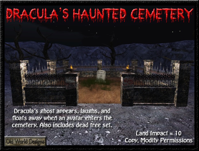 Dracula's graveyard / cemetery