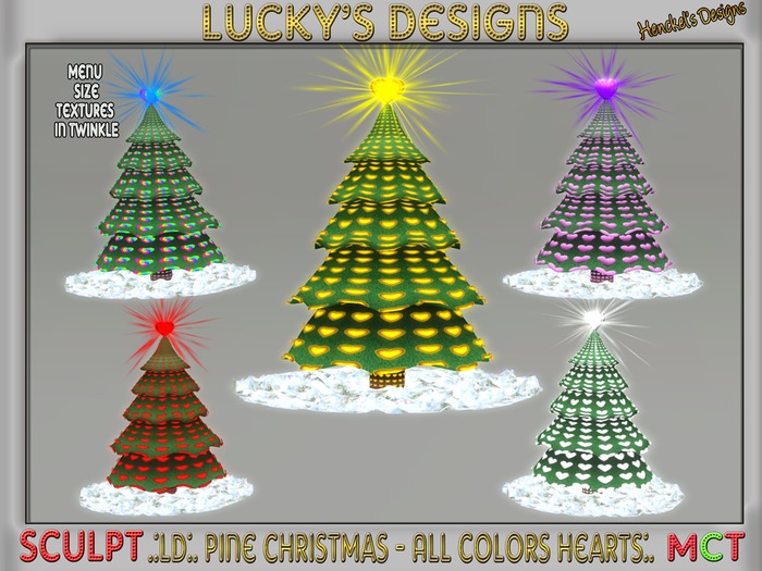 .:LD:. Pine Christmas - All Colors Hearts:.