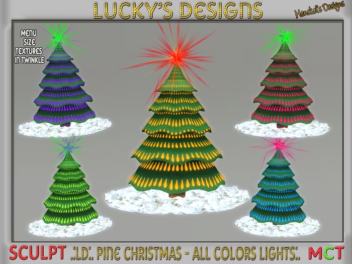 .:LD:. Pine Christmas - All Colors Lights:.