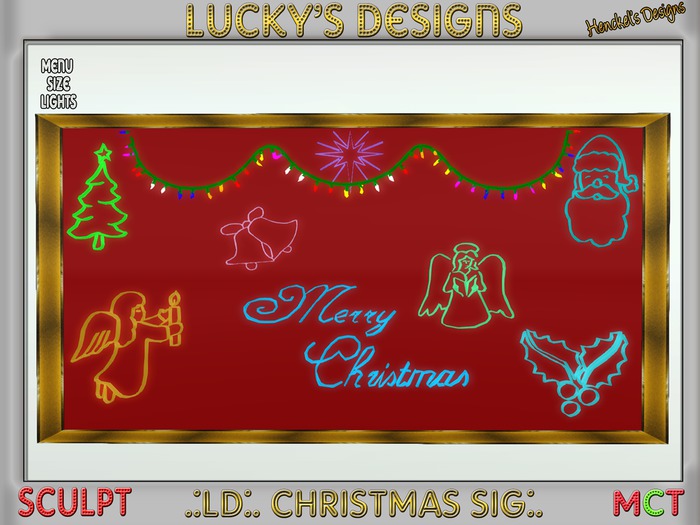 .:LD:. Christmas Sign:.