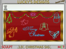 .:LD:. Christmas Sign:.