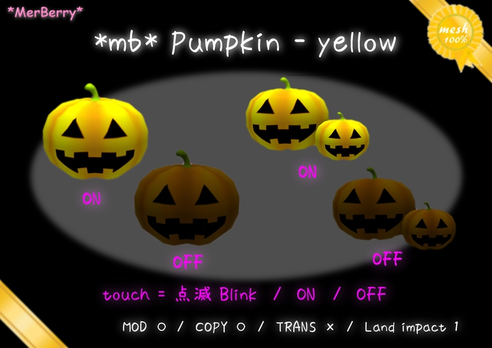 *mb* Pumpkin - yellow