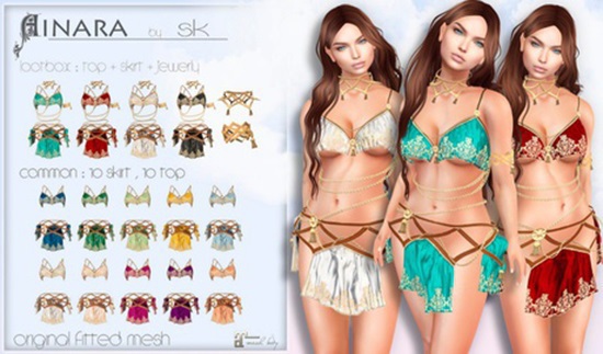 *SK* Ainara white top Maitreya COMMON