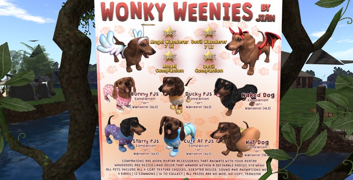 JIAN Wonky Weenies :: Cute AF PJs Wanderer (BOX)