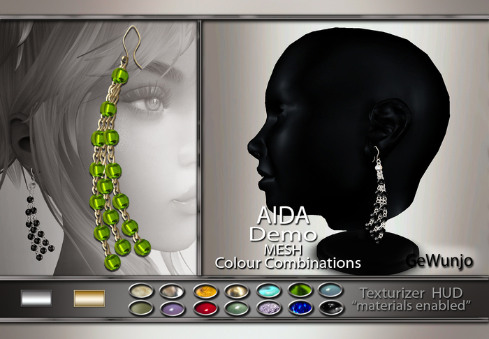 GeWunjo : AIDA earrings DEMO