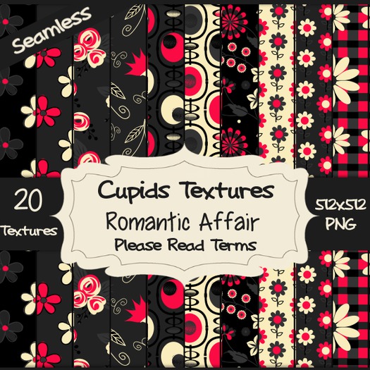 *Cupids Textures * 20 ROMANTIC AFFAIR