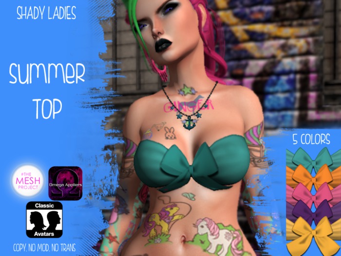 Shady Ladies- Summer Top [BOXED]
