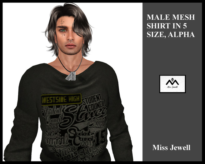 School Mesh Male Shirt