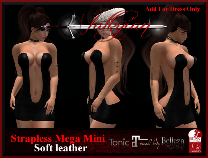 ~Valkyrian~(Soft leather) Strapless mega Mini (BOXED)