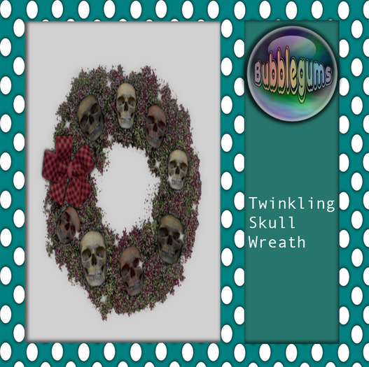 .:Bubblegums:. Skull Wreath
