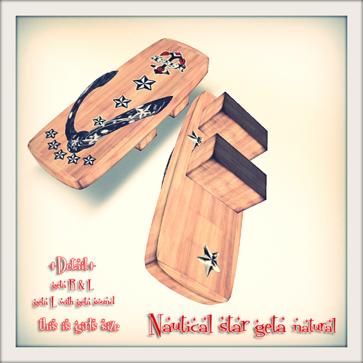 *dg* nautical star geta natural