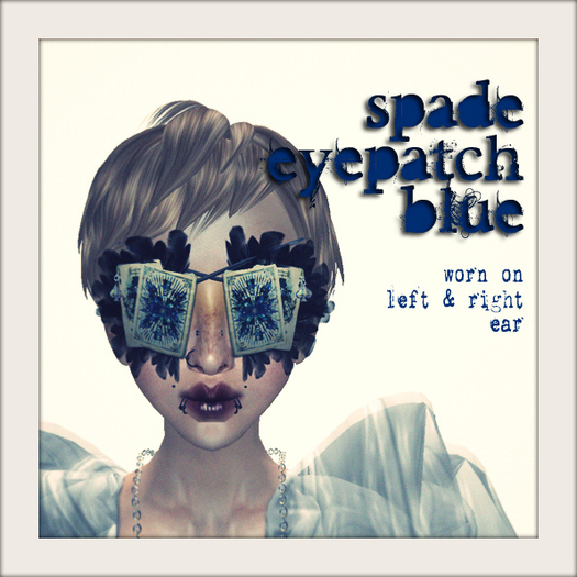 *dg* spade eye patch blue