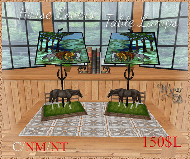 Horse Lovers Table Lamps