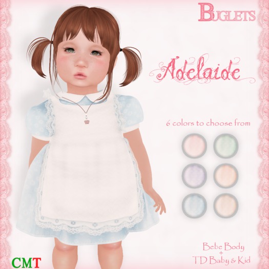 ~*Buglets*~ Adelaide Dress [Cream]