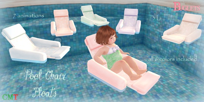 ~*Buglets*~ Pool Chair Floats