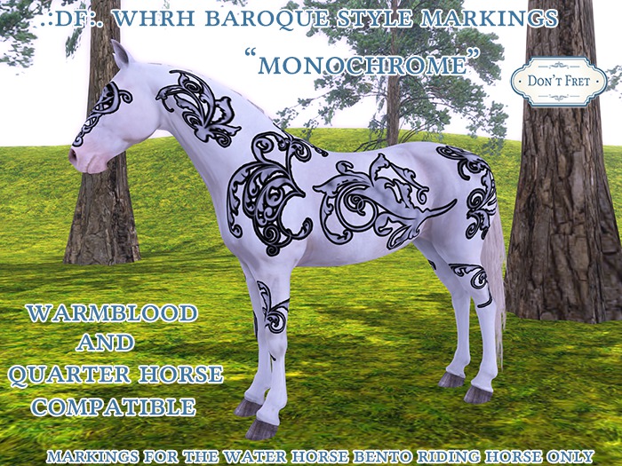 .:DF:. WHRH Baroque Markings - Monochrome