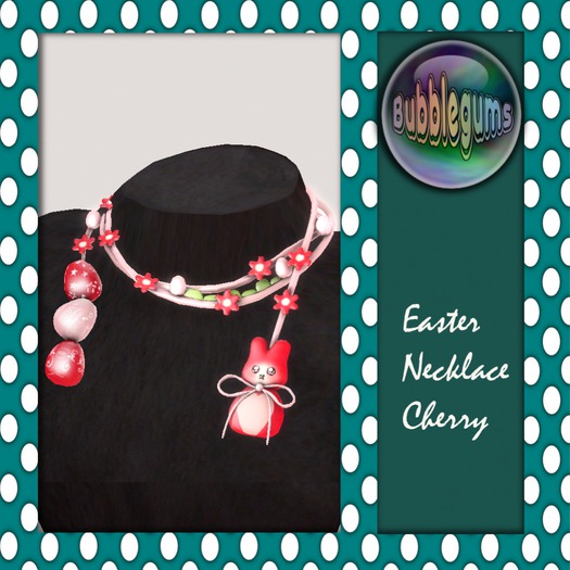 .:Bubblegums:. Easter Necklace Cherry