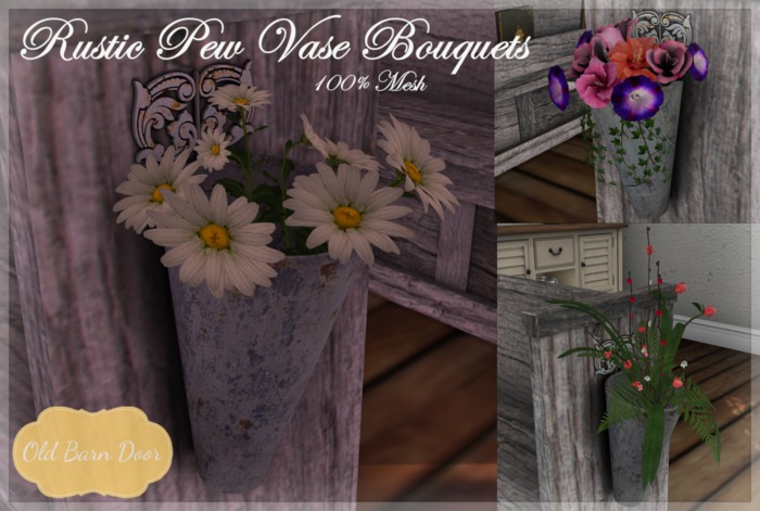 {OBD} PEW VASE BOUQUETS [BOXED]