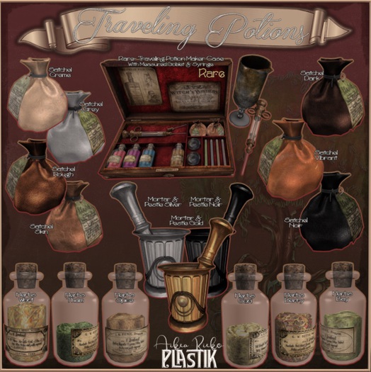:[P]:- Traveling Potions Gatcha:// Satchel Grey