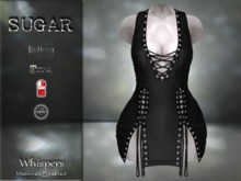 :-:SUGAR:-: Whispers Dress {TEARS FADE}