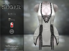 :-:SUGAR:-: Whispers Dress {WHITE}