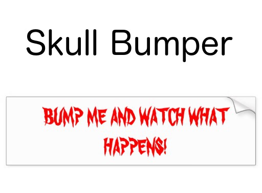 skull bummper