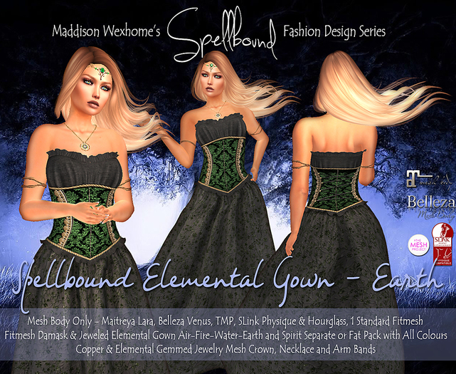 MW SPELLBOUND Elemental Gown - EARTH