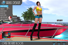 Sirius Design Over the Knee Boots Boxed