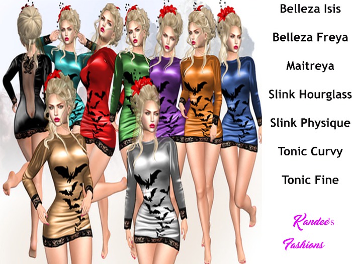 Spookacular Batty Dress with HUD