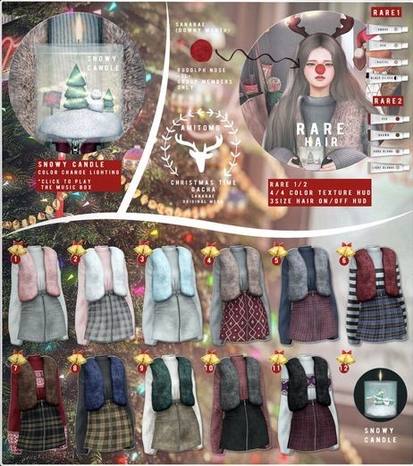 AMITOMO / Christmas Time GACHA / M / 11