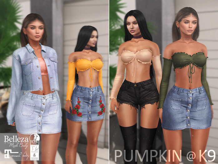 [Pumpkin] Ruffled Top -  Olive - Demo