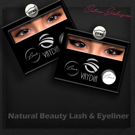 {Vaydia} Natural Beauty Lashes & Eyeliner