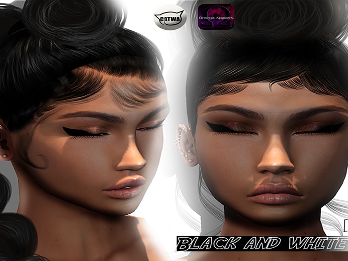 {vaydia} Gemini & Lauren Catwa Blk &Wht Boxed