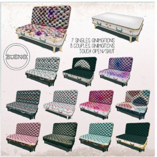 BUENO Suitcase Loveseat - Aztec
