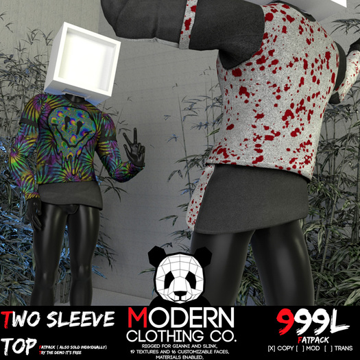 .MODERN. TWO SLEEVE TOP FATPACK (WEAR)