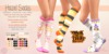 Pink cream pie hazel socks for marketplace