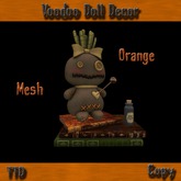 *TTD* MESH Voodoo Doll Decor Orange (Boxed)