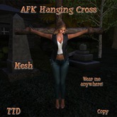 *TTD* MESH AFK Hanging Cross (Boxed)