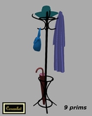coat rack with accessories -1-